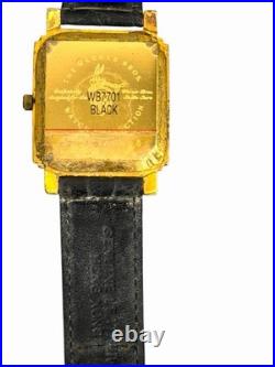 Vintage Warner Bros. Golf Taz Watch Fossil Made Quartz Rare 19th Hole Golf 3D