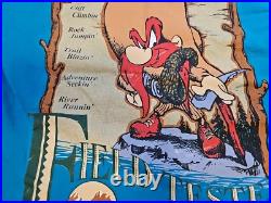 Vintage Warner Bros Looney Tunes Yosemite Sam 1994 Blue T Shirt L, Rare