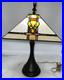 Vintage_Warner_Bros_Sylvester_Tweety_Bird_Looney_Tunes_Stained_Glass_Lamp_Rare_01_of