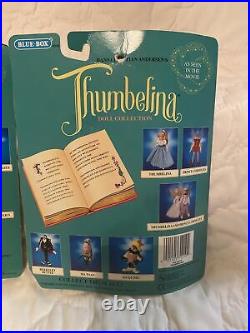 Vintage Warner Brothers Blue Box Thumbelina & Prince Cornelius Rare Sealed