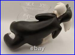 Vintage Warner Brothers looney toons Pet Shop Rare Sylvester fish bowl