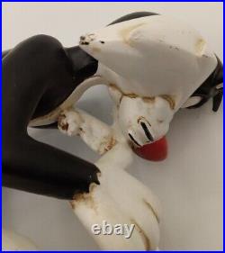 Vintage Warner Brothers looney toons Pet Shop Rare Sylvester fish bowl