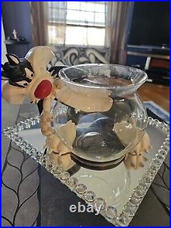 Vintage Warner Brothers looney toons Pet Shop Rare Sylvester fish bowl? New