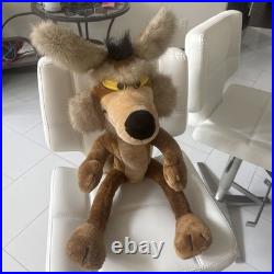 Vintage Wile E Coyote 27 1993 Warner Bros 24k Plush Large Cartoon RARE VTG