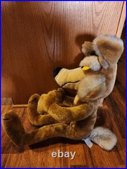 Vintage Wile E Coyote 27 1993 Warner Bros 24k Plush Large Cartoon RARE VTG