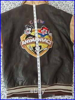 Vintage rare LA Roxx Animaniacs warner brothers crew member ADI jacket S