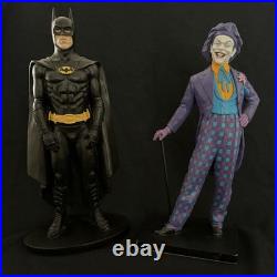 Vtg 1989 Movie Batman & Joker Statue Warner Bros Kent Melton Jack Nicholson RARE