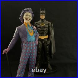 Vtg 1989 Movie Batman & Joker Statue Warner Bros Kent Melton Jack Nicholson RARE