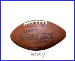 Vtg 1997 Official Warner Bros. Brothers Sport Football 11 Brown Leather Rare