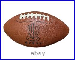 Vtg 1997 Official Warner Bros. Brothers Sport Football 11 Brown Leather Rare