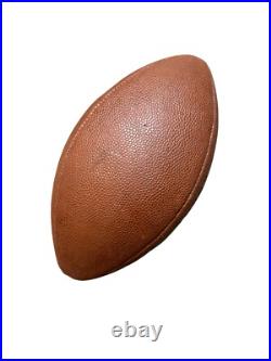 Vtg 1997 Official Warner Bros. Brothers Sport Football 11 Brown Leather Rare