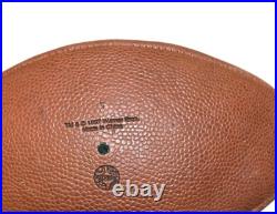 Vtg 1997 Official Warner Bros. Brothers Sport Football 11 Brown Leather Rare