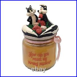 Vtg 2000 Warner Bros. Looney Tunes Pepe Le Pew and Penelope Wax Candle Rare New