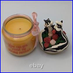 Vtg 2000 Warner Bros. Looney Tunes Pepe Le Pew and Penelope Wax Candle Rare New