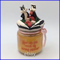 Vtg 2000 Warner Bros. Looney Tunes Pepe Le Pew and Penelope Wax Candle Rare New