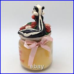 Vtg 2000 Warner Bros. Looney Tunes Pepe Le Pew and Penelope Wax Candle Rare New