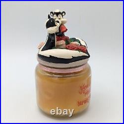 Vtg 2000 Warner Bros. Looney Tunes Pepe Le Pew and Penelope Wax Candle Rare New