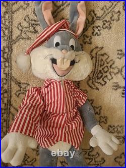 Vtg 32 Jumbo RARE 24k Bugs Bunny Plush Stuffed Warner Bros Looney Tunes 1990's Vtg 32 Jumbo RARE 24k Bugs Bunny Plush Stuffed Warner Bros Looney Tunes 1990's