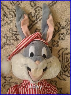 Vtg 32 Jumbo RARE 24k Bugs Bunny Plush Stuffed Warner Bros Looney Tunes 1990's Vtg 32 Jumbo RARE 24k Bugs Bunny Plush Stuffed Warner Bros Looney Tunes 1990's