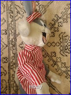 Vtg 32 Jumbo RARE 24k Bugs Bunny Plush Stuffed Warner Bros Looney Tunes 1990's Vtg 32 Jumbo RARE 24k Bugs Bunny Plush Stuffed Warner Bros Looney Tunes 1990's