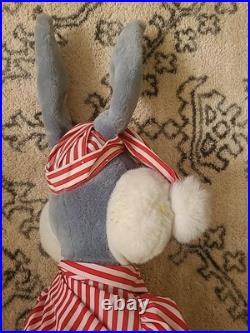 Vtg 32 Jumbo RARE 24k Bugs Bunny Plush Stuffed Warner Bros Looney Tunes 1990's Vtg 32 Jumbo RARE 24k Bugs Bunny Plush Stuffed Warner Bros Looney Tunes 1990's
