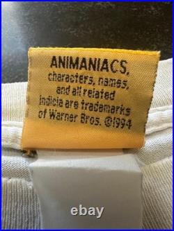 Vtg Animaniacs Pinky & The Brain Shirt Mens Size XL Warner Bros 1994 Rare HTF