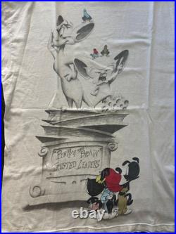 Vtg Animaniacs Pinky & The Brain Shirt Mens Size XL Warner Bros 1994 Rare HTF