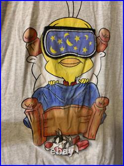 Vtg Tweety Bird T ShIrt Wights Out 1999 Looney Tunes Warner Bros Sz XL OSFM Rare