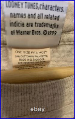 Vtg Tweety Bird T ShIrt Wights Out 1999 Looney Tunes Warner Bros Sz XL OSFM Rare