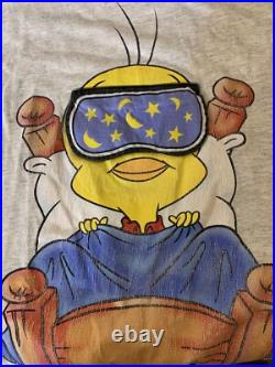 Vtg Tweety Bird T ShIrt Wights Out 1999 Looney Tunes Warner Bros Sz XL OSFM Rare