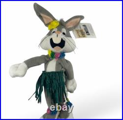 Vtg Warner Bros Bugs Bunny Hula Skirt Plush withPlastic Tag RARE Collectible