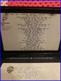 WARNER BROS Alternative Marketing PROMO VHS APHEX TWIN RARE FLAMING LIPS HTF EX+
