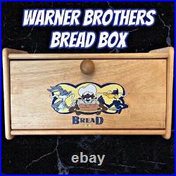 WARNER BROS Studio Vintage Bread Box /& RARE Matching Napkin Holder WithS&P Shaker