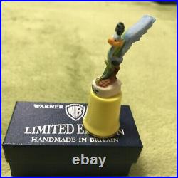 WB Road Runner Warner Bros Fine Bone Thimble Limited edition rare from Japan