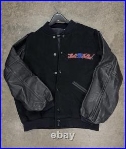 Warner Bros 50th Anniv. Tony Guetta Too Cute Bugs Bunny Wool Leather jacket RARE