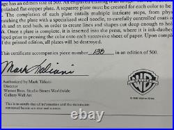 Warner Bros AWW PA Three Bears Merrie Melodies LTD ED #138/500 Wall Art (RARE) Warner Bros AWW PA Three Bears Merrie Melodies LTD ED #138/500 Wall Art (RARE)