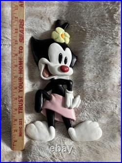 Warner Bros Animaniacs Resin Wall Hanging Plaque Dot Warner RARE FIND