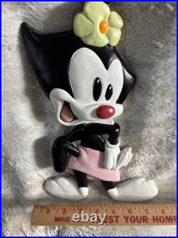 Warner Bros Animaniacs Resin Wall Hanging Plaque Dot Warner RARE FIND