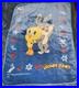 Warner_Bros_Baby_Looney_Tunes_Blanket_Blue_Bugs_Bunny_Tweety_Bird_Flowers_RARE_01_mto