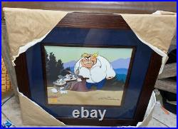 Warner Bros Bugs Bunny Cel High Strung Signed Chuck Jones Rare Animation