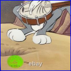 Warner Bros Bugs Bunny Cel High Strung Signed Chuck Jones Rare Animation