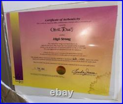 Warner Bros Bugs Bunny Cel High Strung Signed Chuck Jones Rare Animation