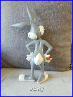Warner Bros Bugs Bunny Looney Tunes Figure Big Fig Rare Statue 19 Tall