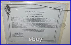 Warner Bros Cel And Baby Makes Three Rare Sylvester Looney Tunes Animation Art