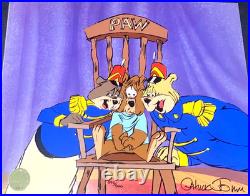 Warner Bros Cel Bear For Punishment Chuck Jones Signed Rare Animation