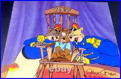 Warner Bros Cel Bear For Punishment Chuck Jones Signed Rare Animation