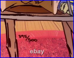 Warner Bros Cel Bear For Punishment Chuck Jones Signed Rare Animation