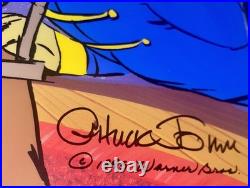 Warner Bros Cel Bear For Punishment Chuck Jones Signed Rare Animation