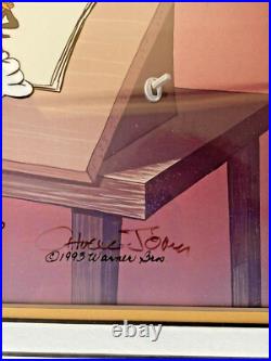 Warner Bros Cel Bugs Bunny Ain't I A Stinker Rare Signed Chuck Jones