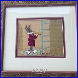 Warner Bros Cel Bugs Bunny Home Sweet Home Signed Chuck Jones Rare Animation #62